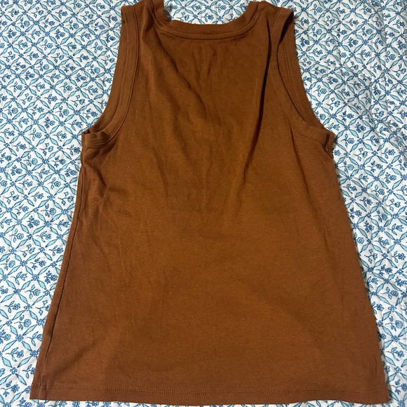 a new day Rich Brown Tank Top - Picture 2 of 3
